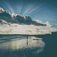 Buy canvas prints of Sunrays. by Becky Dix