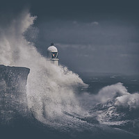 Buy canvas prints of Wild Westerly Winds. by Becky Dix
