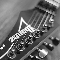 Buy canvas prints of Ibanez Guitar 3 by Becky Dix