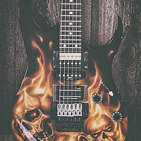 Buy canvas prints of Ibanez Guitar 5 by Becky Dix