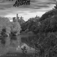 Buy canvas prints of Warkworth Castle by Elaine Whitby