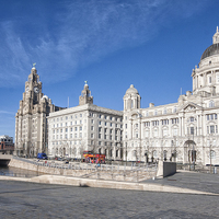 Buy canvas prints of livebirds Building Liverpool by Elaine Whitby