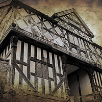 Buy canvas prints of Stokesay Castle by Tammy Winand