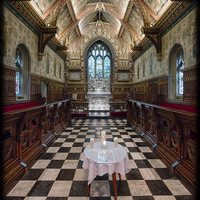Buy canvas prints of The Exquisite Chequer Chancel by Rus Ki
