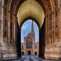 Buy canvas prints of The Divine Norwich Cathedral by Rus Ki