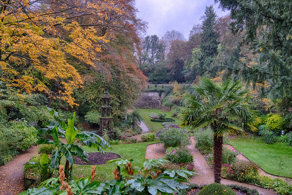 Norwich's Autumnal Secret Garden Picture Board by Rus Ki