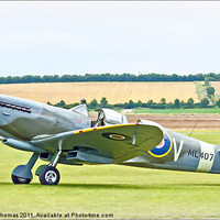 Buy canvas prints of Spitfire by Richard Thomas