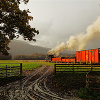 Buy canvas prints of Open Gate Steam by Richard Thomas