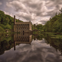 Buy canvas prints of  Gibson mills south pennines  by simon sugden