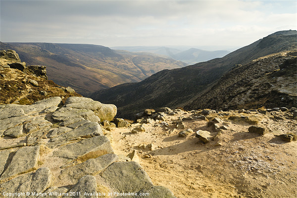 Grindsbrook Clough, Kinder Scout Picture Board by Martyn Williams