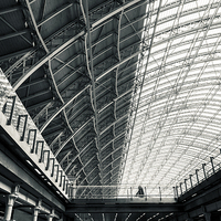 Buy canvas prints of St Pancras Station, London by Martyn Williams