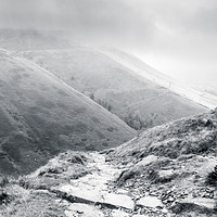 Buy canvas prints of Kinder Scout And Jacob's Ladder by Martyn Williams