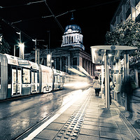 Buy canvas prints of Nottingham At Night by Martyn Williams