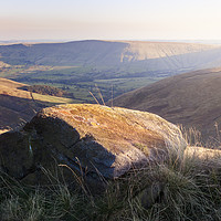 Buy canvas prints of Gritstone Above Crowden Clough by Martyn Williams