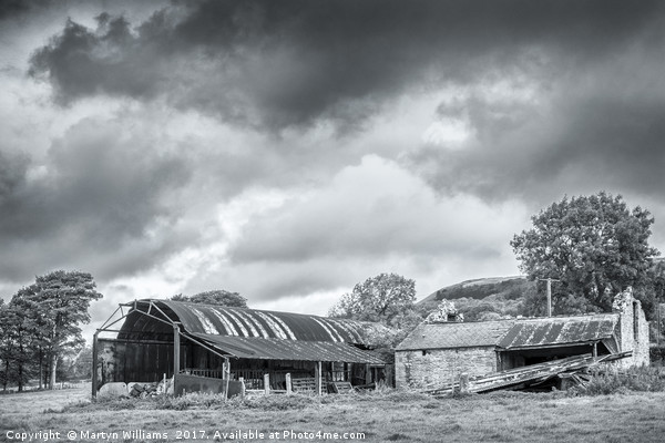 Old Barn, Derbyshire Picture Board by Martyn Williams
