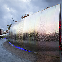 Buy canvas prints of The Cutting Edge Sculpture, Sheffield by Martyn Williams
