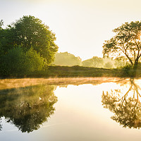 Buy canvas prints of River Trent Nottinghamshire by Martyn Williams