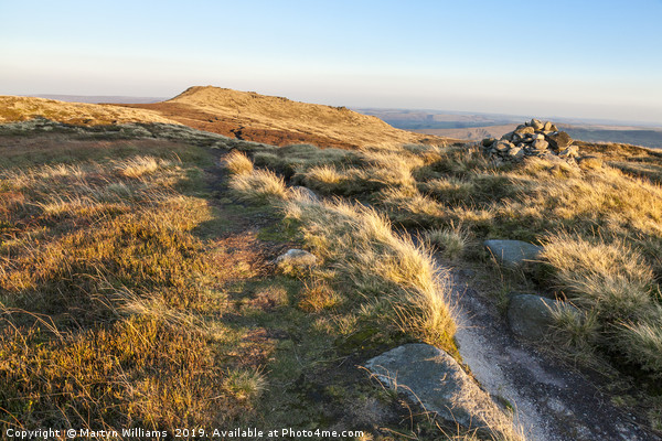 Kinder Scout In Autumn Picture Board by Martyn Williams