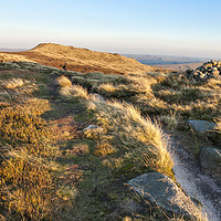 Buy canvas prints of Kinder Scout In Autumn by Martyn Williams
