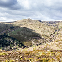 Buy canvas prints of Grindsbrook Clough, Kinder Scout by Martyn Williams