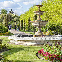 Buy canvas prints of Fountain, Regent's Park, London by Martyn Williams