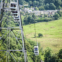 Buy canvas prints of Cable Cars, Heights of Abraham by Martyn Williams