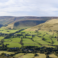 Buy canvas prints of Kinder Scout And The Vale Of Edale by Martyn Williams