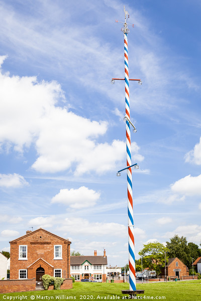 Maypole At Wellow, Nottinghamshire Picture Board by Martyn Williams