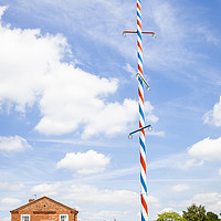 Buy canvas prints of Maypole At Wellow, Nottinghamshire by Martyn Williams