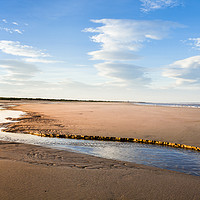 Buy canvas prints of Ebbing Tide, Gibraltar Point by Martyn Williams