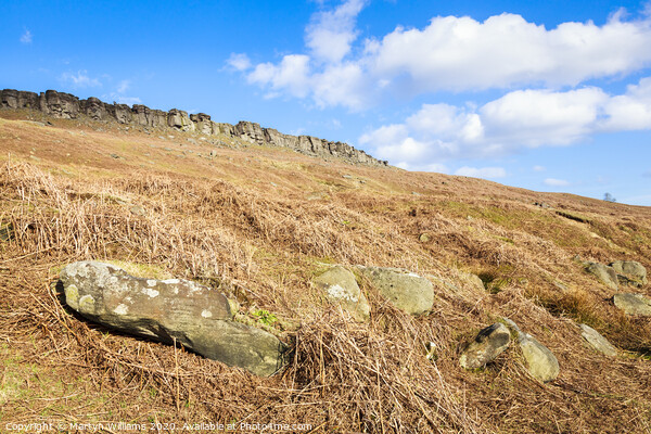 Stanage Edge Picture Board by Martyn Williams
