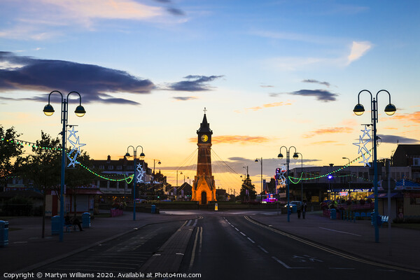 Skegness Sunset Picture Board by Martyn Williams