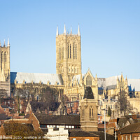 Buy canvas prints of Lincoln Cathedral by Martyn Williams
