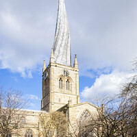 Buy canvas prints of St Mary and All Saints Church, Chesterfield by Martyn Williams