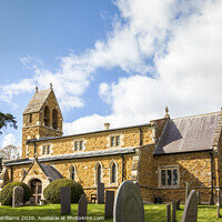 Buy canvas prints of St. Michael and All Angels Church, Wartnaby by Martyn Williams