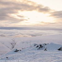 Buy canvas prints of Winter Snow In The Peak District by Martyn Williams