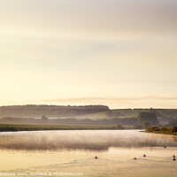 Buy canvas prints of Dawn, River Trent, Nottinghamshire by Martyn Williams