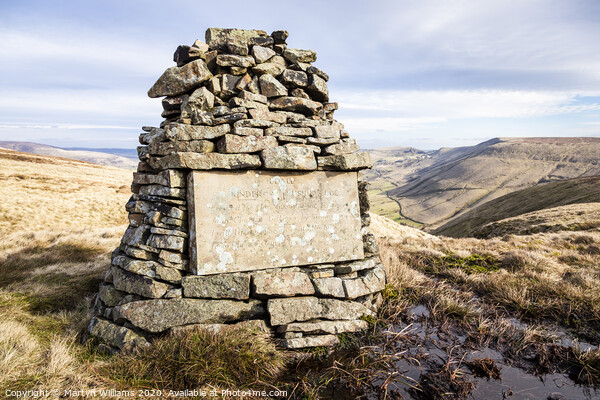 Memorial Cairn, Derbyshire Picture Board by Martyn Williams
