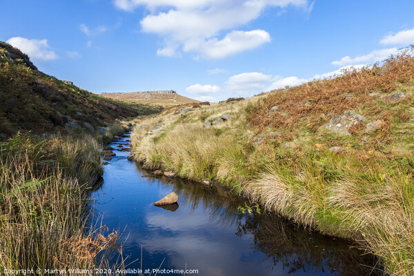Burbage Brook, Peak District Picture Board by Martyn Williams
