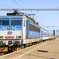 Buy canvas prints of Czech Passenger Train by Martyn Williams