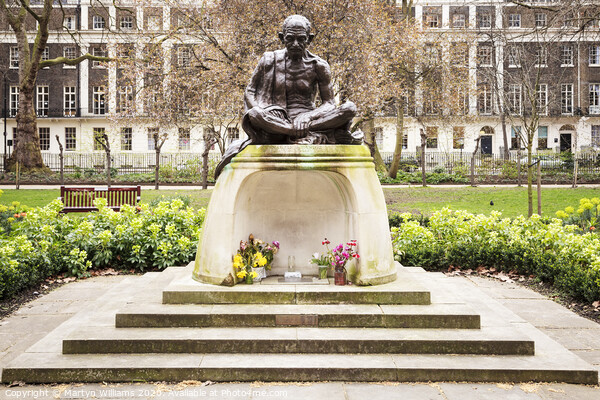 Mahatma Gandhi, London Picture Board by Martyn Williams