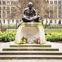 Buy canvas prints of Mahatma Gandhi, London by Martyn Williams