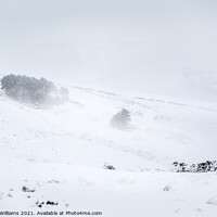 Buy canvas prints of Snow, Kinder Scout by Martyn Williams
