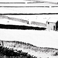Buy canvas prints of Old Stone Barn, Castleton, Derbyshire by Martyn Williams
