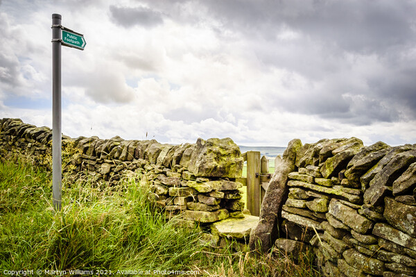 A Derbyshire Countryside Path Picture Board by Martyn Williams