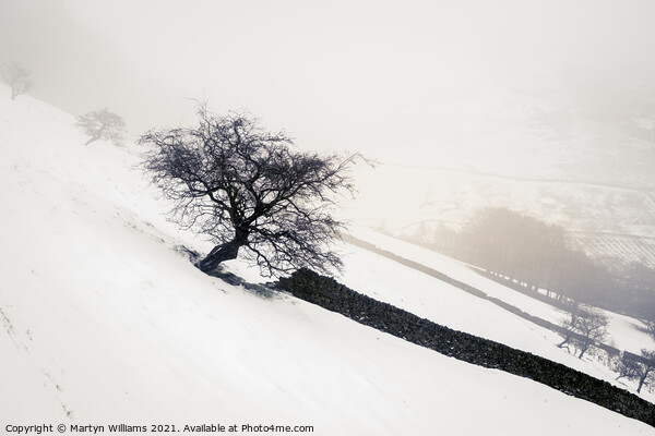 Winter Landscape, Peak District Picture Board by Martyn Williams