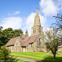 Buy canvas prints of The Holy and Undivided Trinity Church, Edale by Martyn Williams