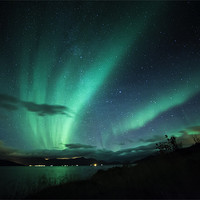 Buy canvas prints of Tromso Aurora Hunting by jordan whipps