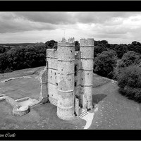 Buy canvas prints of Donnington Castle (borders collection) by jamie stevens Helicammedia