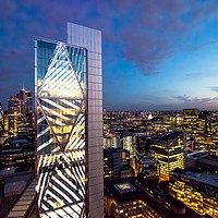 Buy canvas prints of Broadgate Tower London St Mary Axe London Central by jamie stevens Helicammedia
